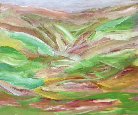 Bergbach 2, 50x60cm, 2021/22